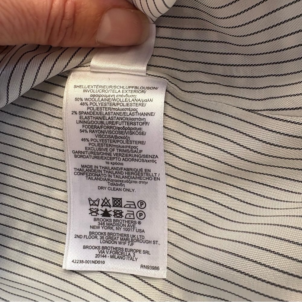 Brooks Brothers Red Fleece Brand Wool Blend Plaid Dress - Picture 6 of 7